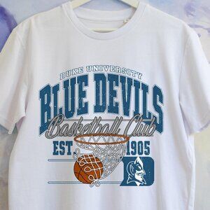 Retro T-Shirt Style Duke Blue Devils Basketball Duke University Game Day p